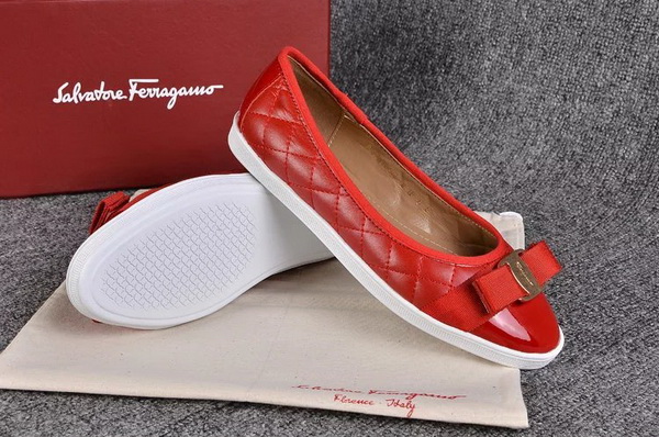 Ferragamo Shallow mouth flat shoes Women--015